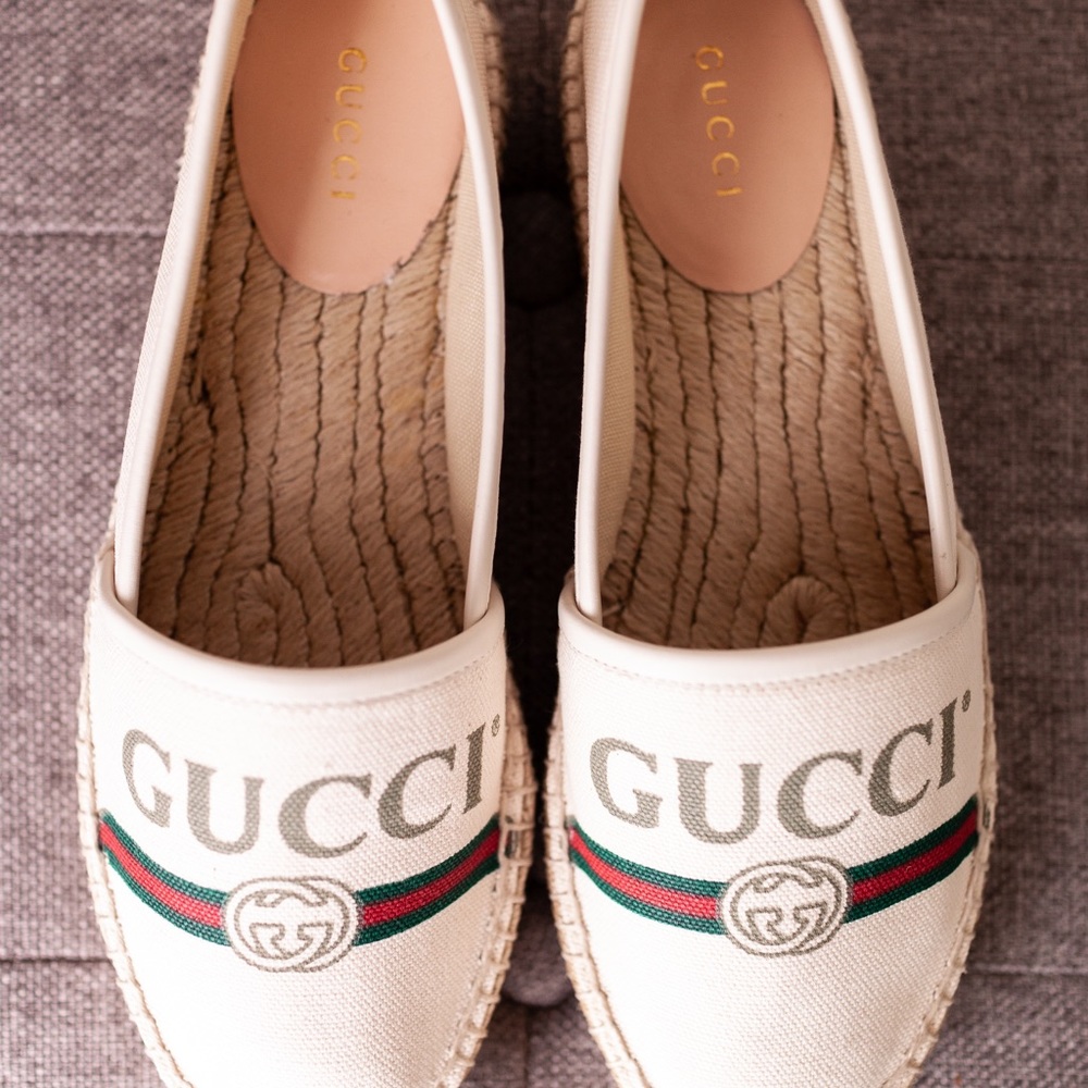 Gucci canvas espadrille, size 6.5 new with tags!!! - Picture 3 of 8